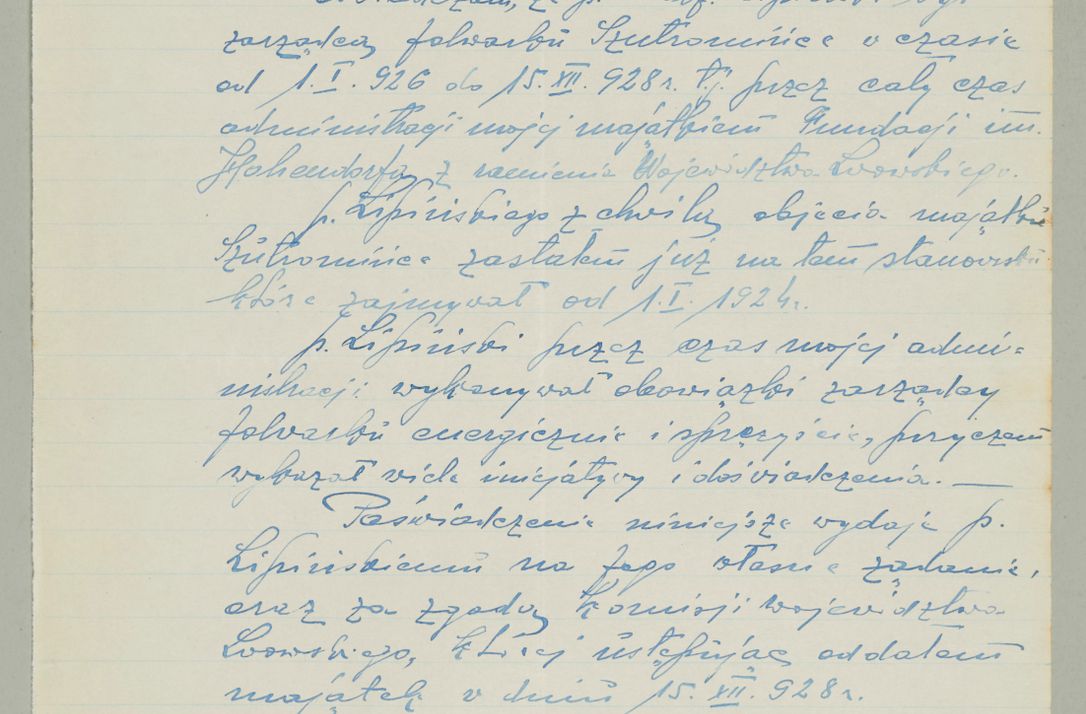 Zdjęcie nr 864 dla obiektu archiwalnego: Korespondencja do Głównego Zarządu Dóbr Arcybiskupich za lata 1921-1938