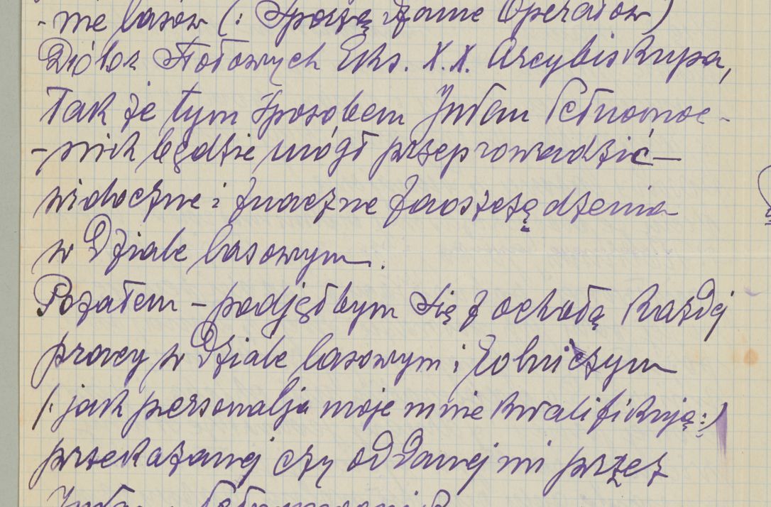 Zdjęcie nr 861 dla obiektu archiwalnego: Korespondencja do Głównego Zarządu Dóbr Arcybiskupich za lata 1921-1938