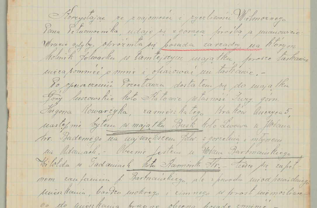 Zdjęcie nr 858 dla obiektu archiwalnego: Korespondencja do Głównego Zarządu Dóbr Arcybiskupich za lata 1921-1938