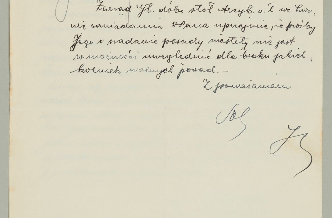 Zdjęcie nr 831 dla obiektu archiwalnego: Korespondencja do Głównego Zarządu Dóbr Arcybiskupich za lata 1921-1938