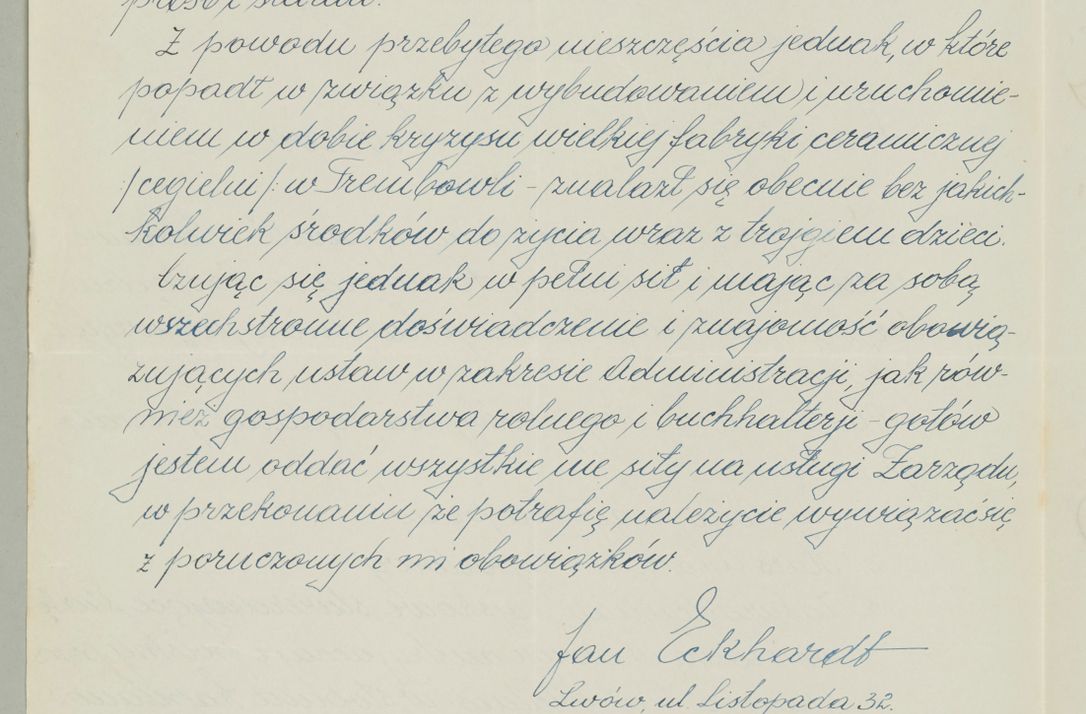 Zdjęcie nr 829 dla obiektu archiwalnego: Korespondencja do Głównego Zarządu Dóbr Arcybiskupich za lata 1921-1938