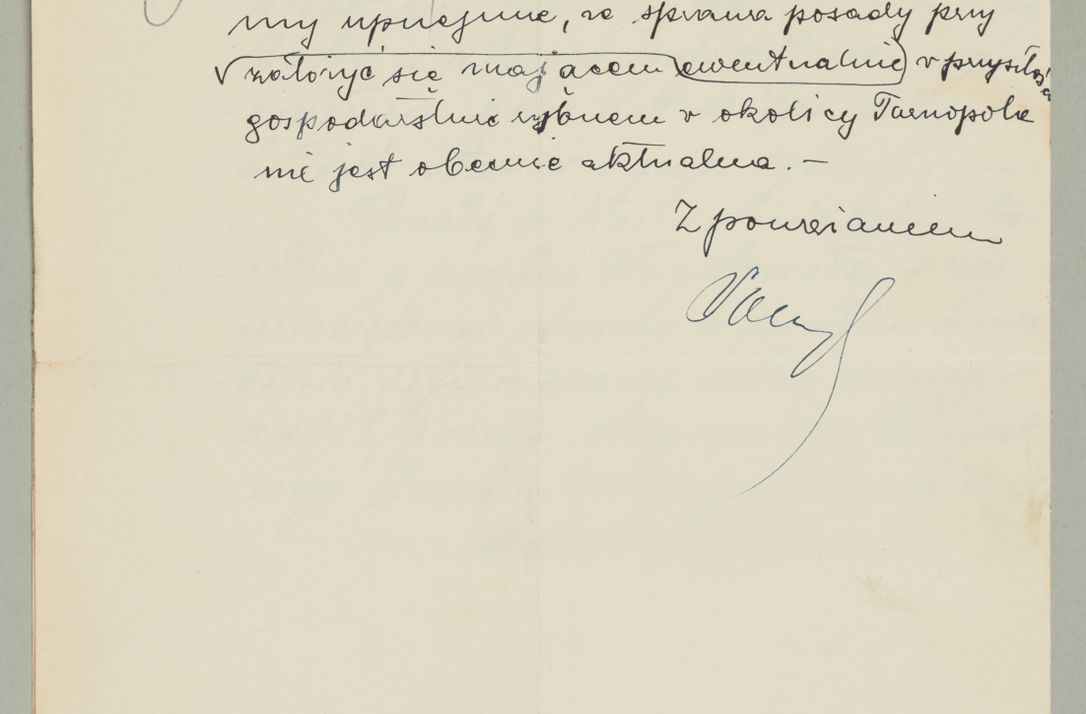 Zdjęcie nr 827 dla obiektu archiwalnego: Korespondencja do Głównego Zarządu Dóbr Arcybiskupich za lata 1921-1938