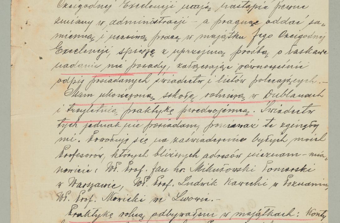 Zdjęcie nr 810 dla obiektu archiwalnego: Korespondencja do Głównego Zarządu Dóbr Arcybiskupich za lata 1921-1938