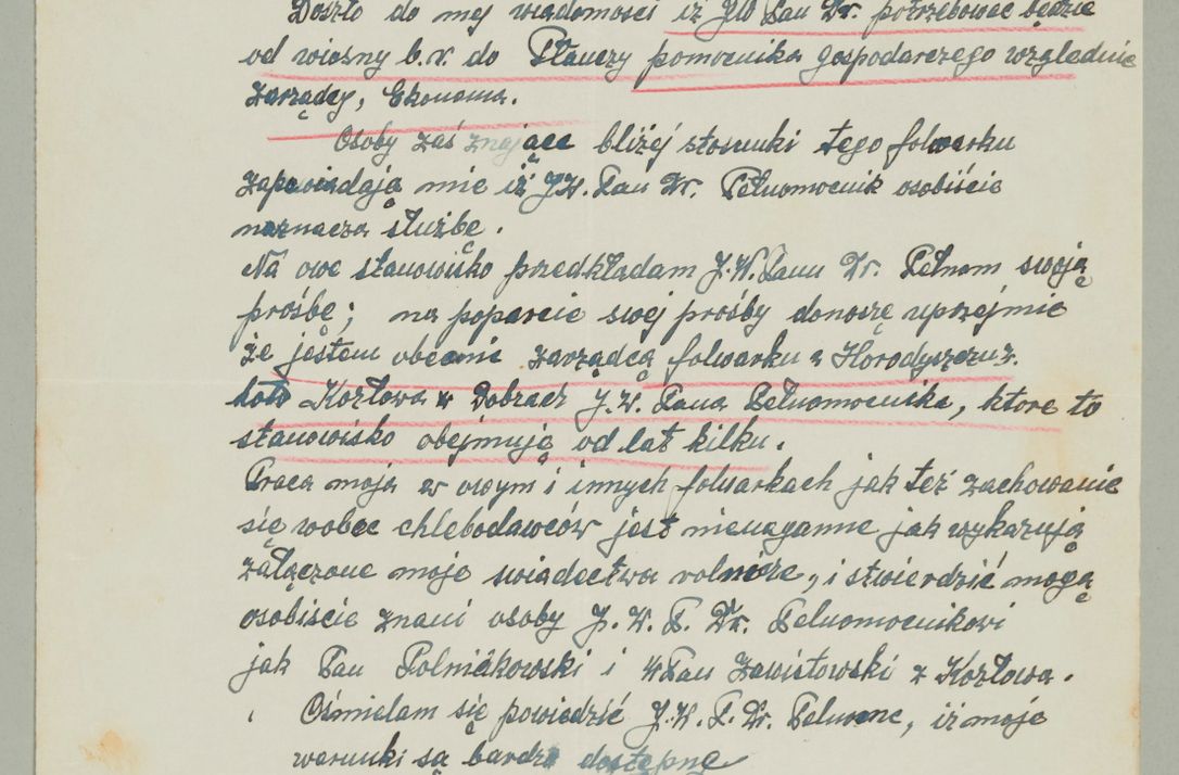 Zdjęcie nr 804 dla obiektu archiwalnego: Korespondencja do Głównego Zarządu Dóbr Arcybiskupich za lata 1921-1938