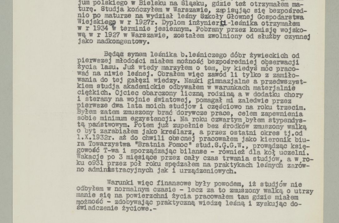Zdjęcie nr 798 dla obiektu archiwalnego: Korespondencja do Głównego Zarządu Dóbr Arcybiskupich za lata 1921-1938