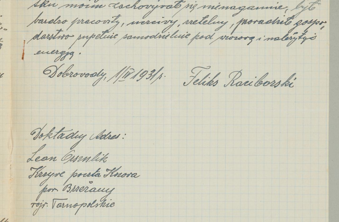 Zdjęcie nr 746 dla obiektu archiwalnego: Korespondencja do Głównego Zarządu Dóbr Arcybiskupich za lata 1921-1938