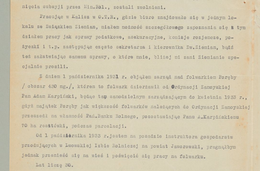 Zdjęcie nr 734 dla obiektu archiwalnego: Korespondencja do Głównego Zarządu Dóbr Arcybiskupich za lata 1921-1938