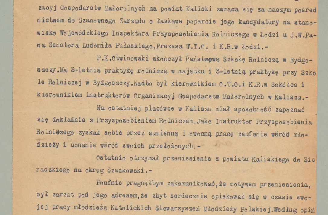 Zdjęcie nr 727 dla obiektu archiwalnego: Korespondencja do Głównego Zarządu Dóbr Arcybiskupich za lata 1921-1938
