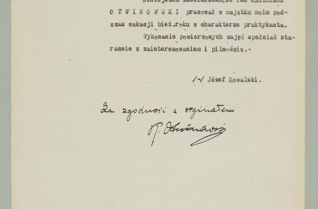 Zdjęcie nr 719 dla obiektu archiwalnego: Korespondencja do Głównego Zarządu Dóbr Arcybiskupich za lata 1921-1938