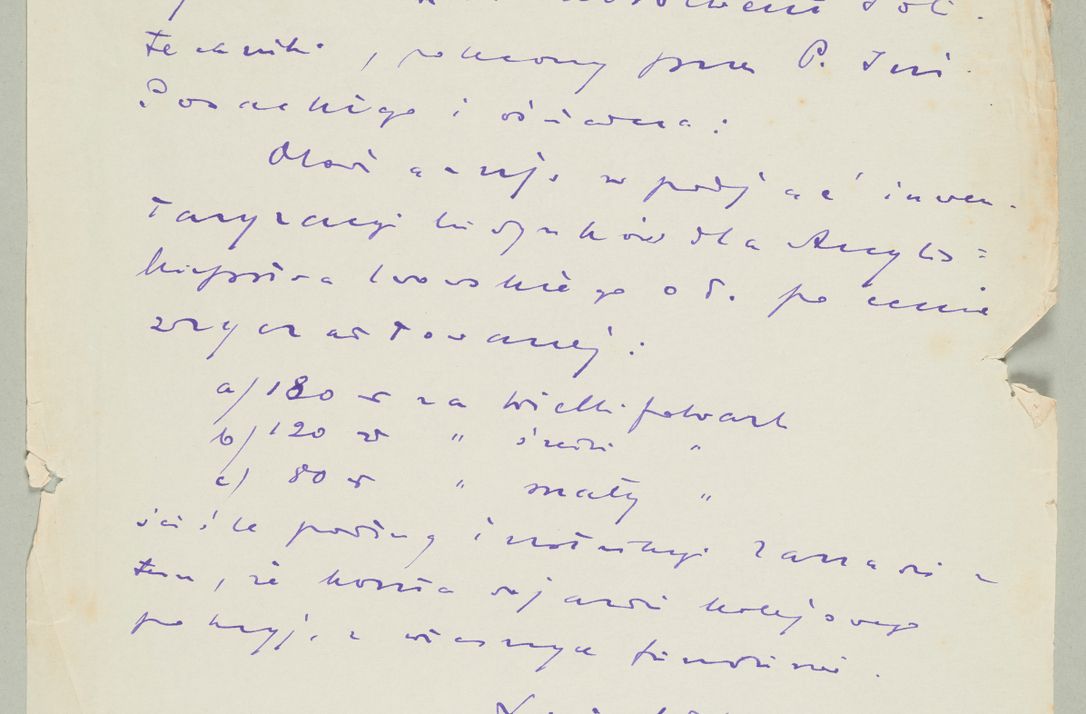 Zdjęcie nr 1432 dla obiektu archiwalnego: Korespondencja do Głównego Zarządu Dóbr Arcybiskupich za lata 1921-1938