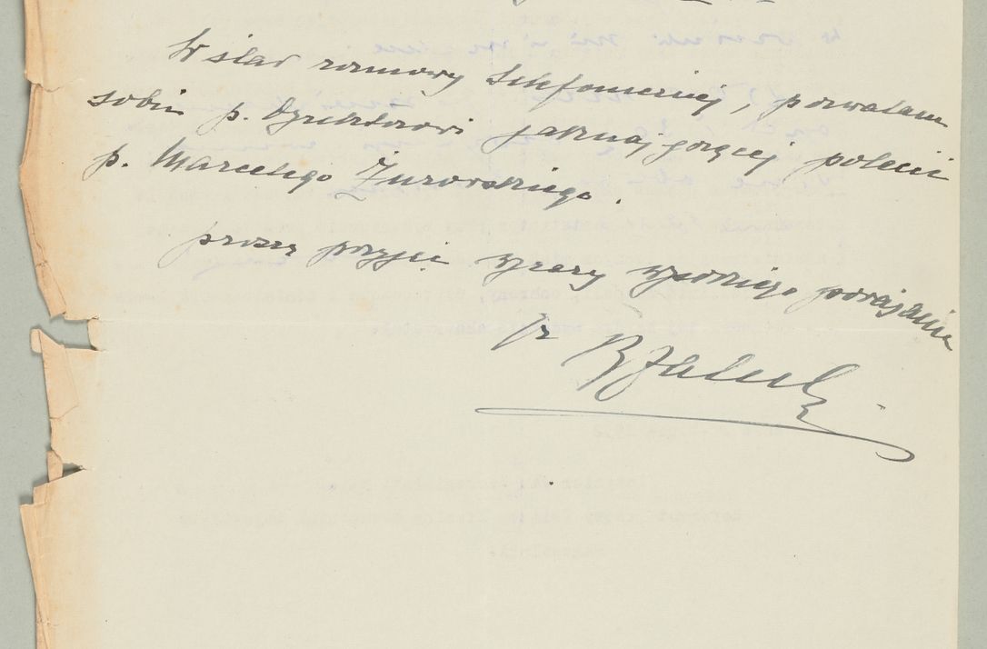 Zdjęcie nr 1422 dla obiektu archiwalnego: Korespondencja do Głównego Zarządu Dóbr Arcybiskupich za lata 1921-1938