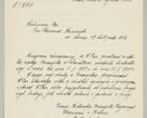 Zdjęcie nr 1393 dla obiektu archiwalnego: Korespondencja do Głównego Zarządu Dóbr Arcybiskupich za lata 1921-1938