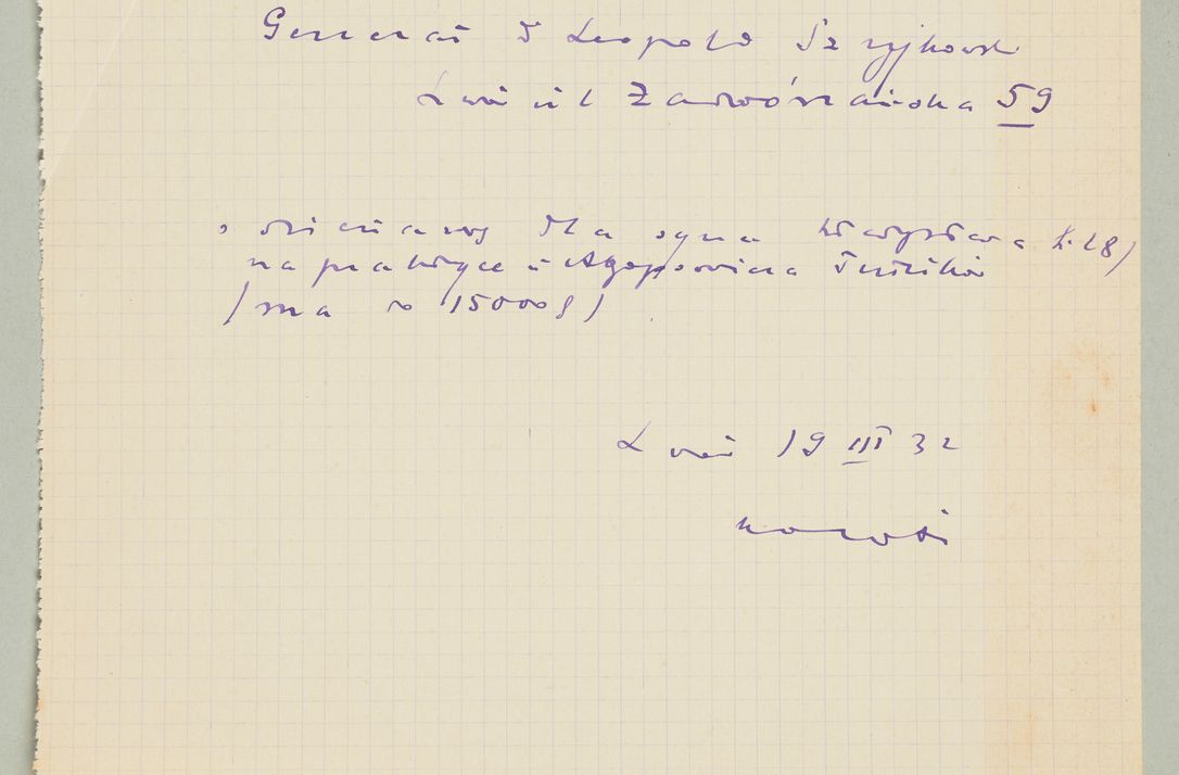 Zdjęcie nr 1364 dla obiektu archiwalnego: Korespondencja do Głównego Zarządu Dóbr Arcybiskupich za lata 1921-1938
