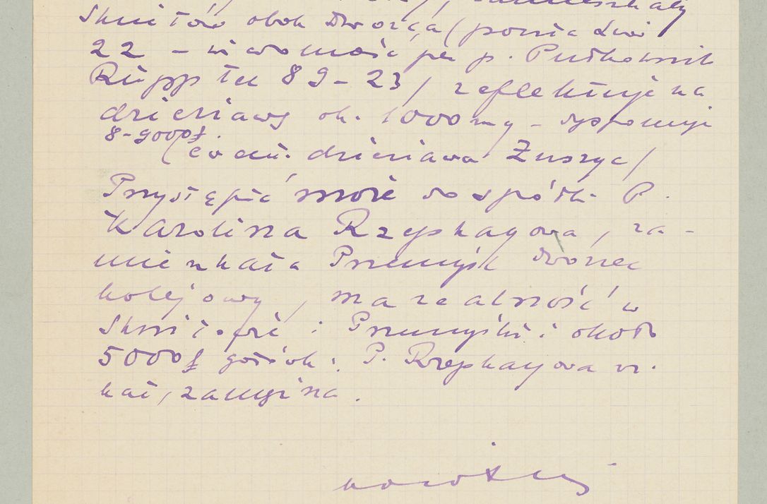 Zdjęcie nr 1366 dla obiektu archiwalnego: Korespondencja do Głównego Zarządu Dóbr Arcybiskupich za lata 1921-1938