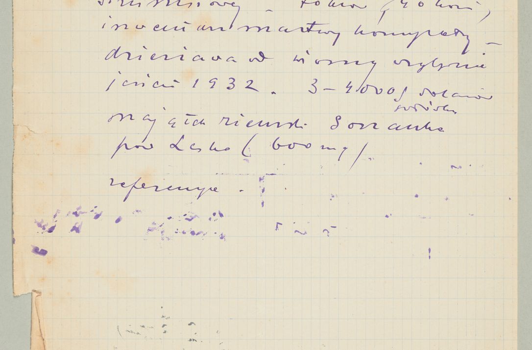 Zdjęcie nr 1360 dla obiektu archiwalnego: Korespondencja do Głównego Zarządu Dóbr Arcybiskupich za lata 1921-1938