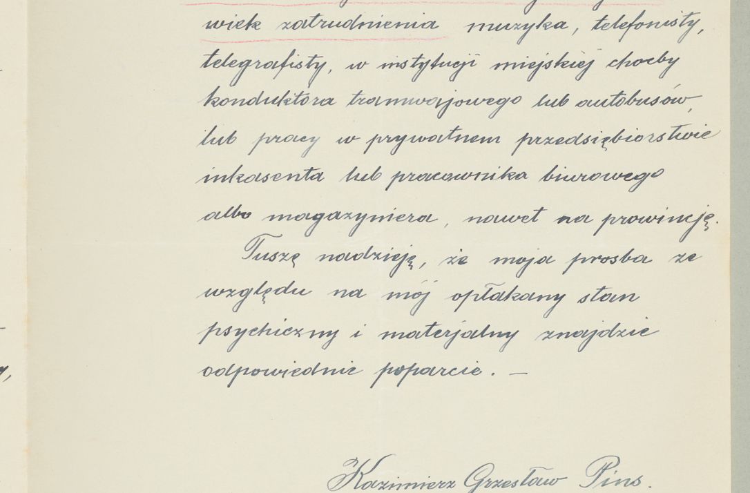 Zdjęcie nr 1342 dla obiektu archiwalnego: Korespondencja do Głównego Zarządu Dóbr Arcybiskupich za lata 1921-1938