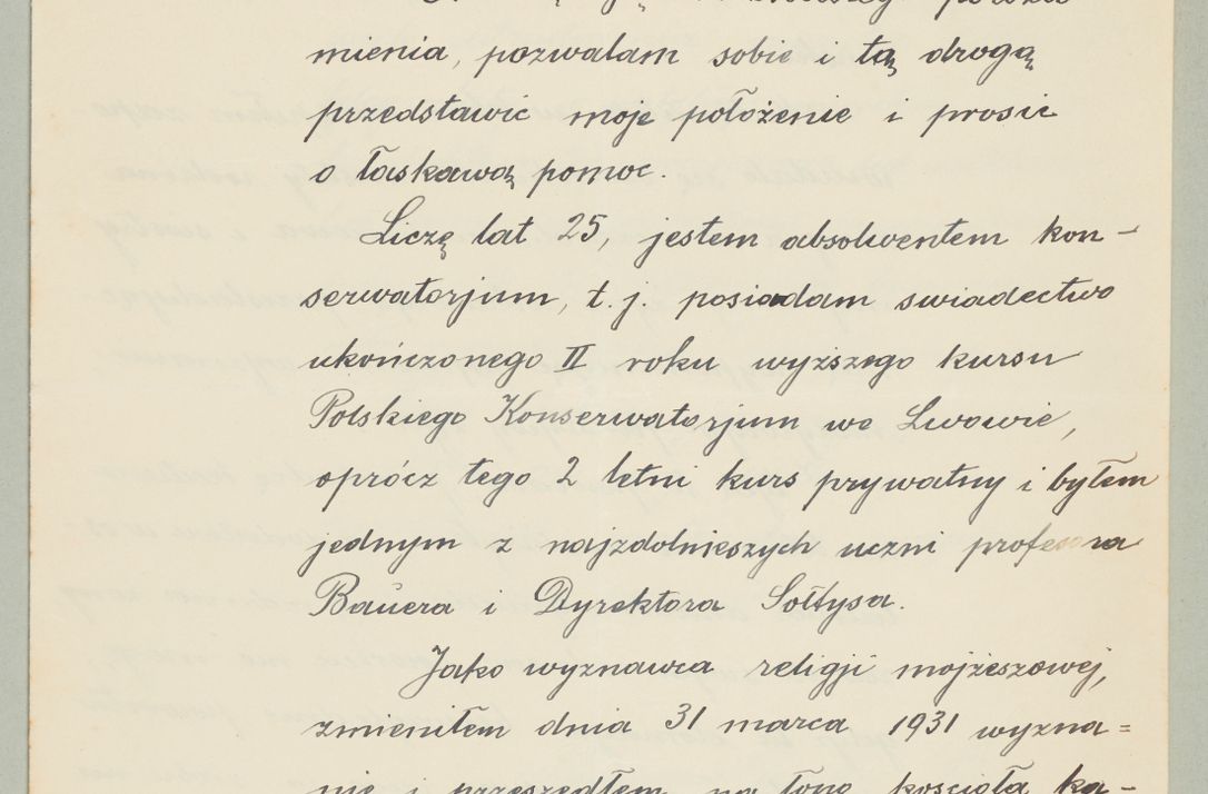 Zdjęcie nr 1340 dla obiektu archiwalnego: Korespondencja do Głównego Zarządu Dóbr Arcybiskupich za lata 1921-1938