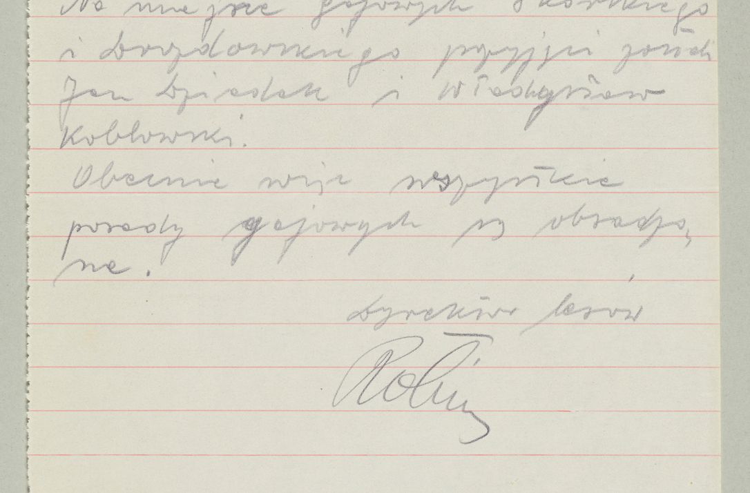 Zdjęcie nr 1317 dla obiektu archiwalnego: Korespondencja do Głównego Zarządu Dóbr Arcybiskupich za lata 1921-1938