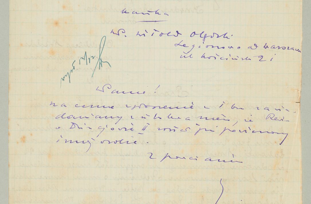 Zdjęcie nr 1298 dla obiektu archiwalnego: Korespondencja do Głównego Zarządu Dóbr Arcybiskupich za lata 1921-1938