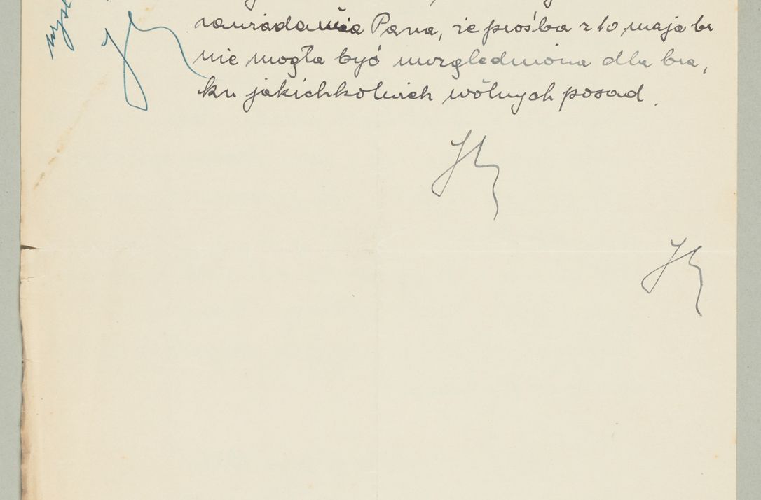 Zdjęcie nr 1293 dla obiektu archiwalnego: Korespondencja do Głównego Zarządu Dóbr Arcybiskupich za lata 1921-1938