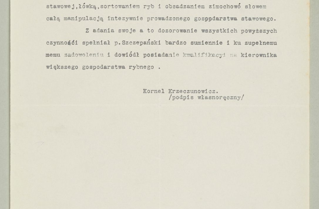 Zdjęcie nr 1268 dla obiektu archiwalnego: Korespondencja do Głównego Zarządu Dóbr Arcybiskupich za lata 1921-1938