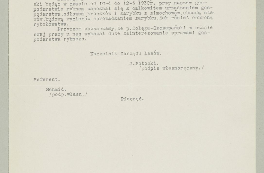 Zdjęcie nr 1266 dla obiektu archiwalnego: Korespondencja do Głównego Zarządu Dóbr Arcybiskupich za lata 1921-1938