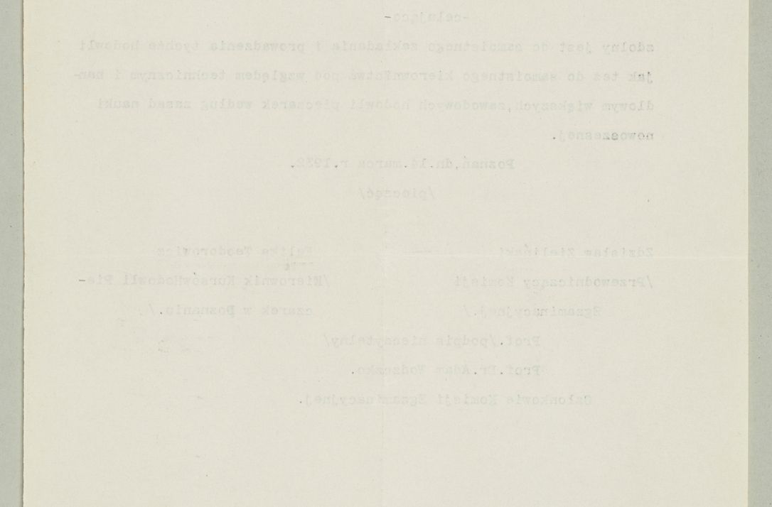Zdjęcie nr 1265 dla obiektu archiwalnego: Korespondencja do Głównego Zarządu Dóbr Arcybiskupich za lata 1921-1938