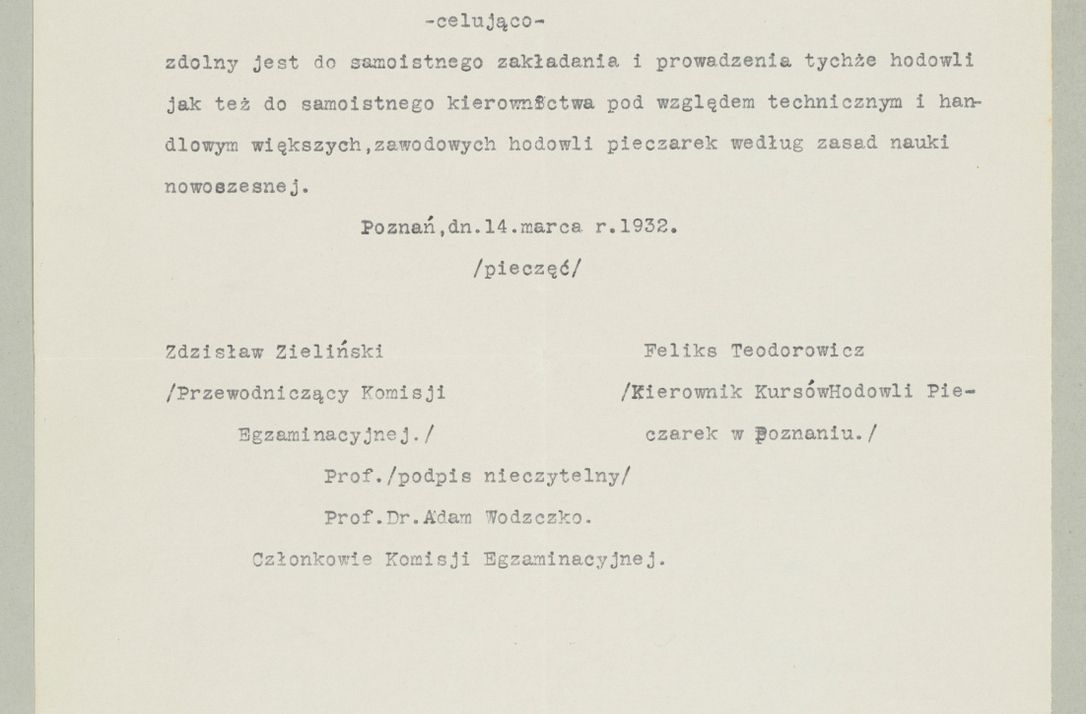 Zdjęcie nr 1264 dla obiektu archiwalnego: Korespondencja do Głównego Zarządu Dóbr Arcybiskupich za lata 1921-1938