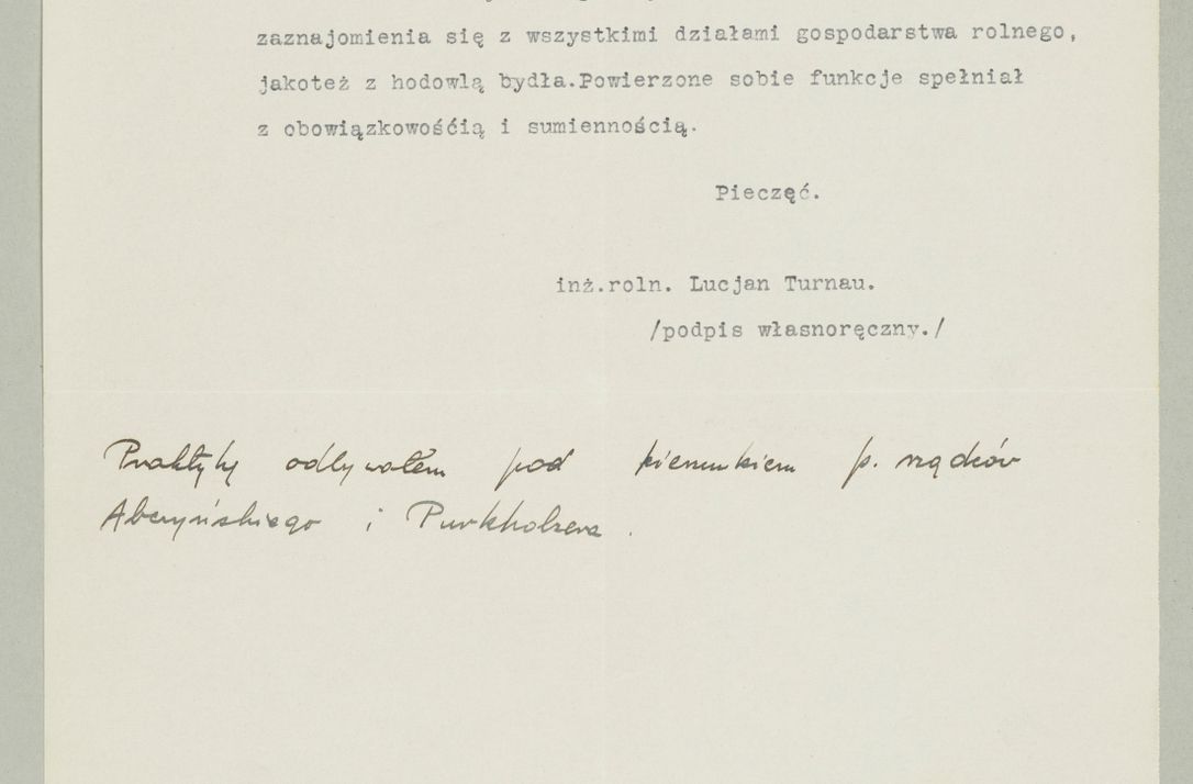 Zdjęcie nr 1262 dla obiektu archiwalnego: Korespondencja do Głównego Zarządu Dóbr Arcybiskupich za lata 1921-1938