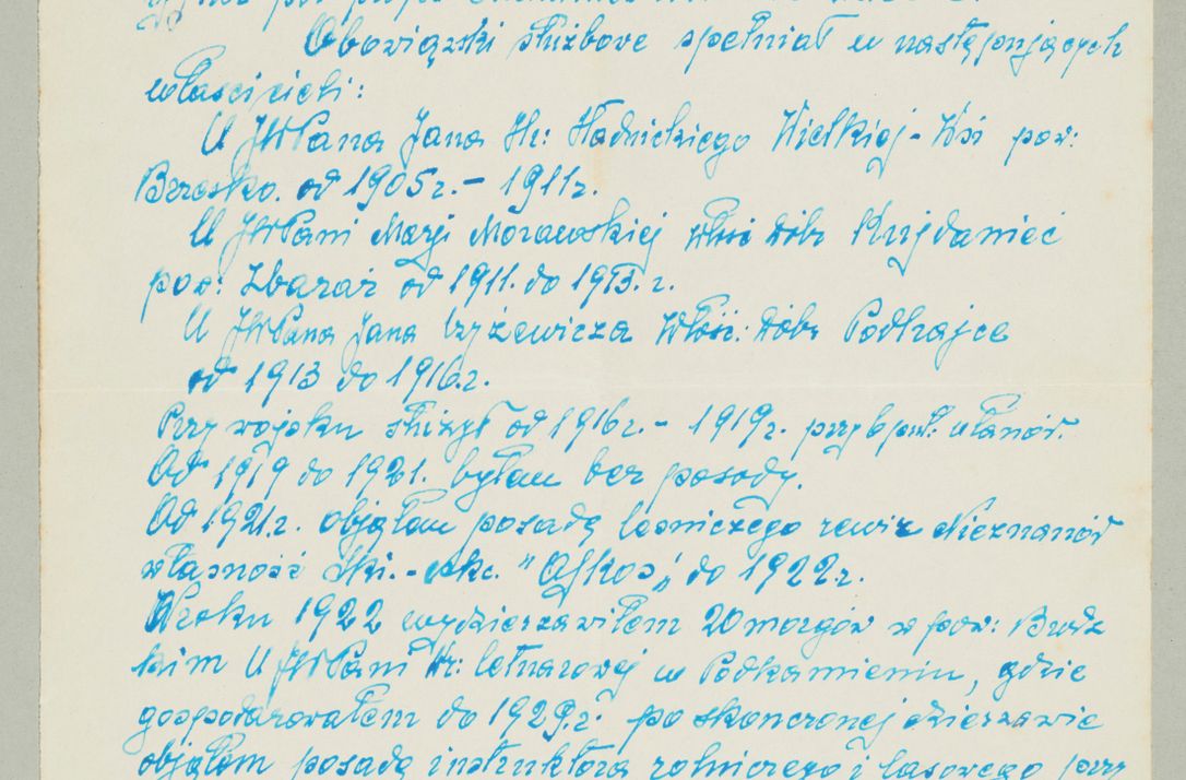 Zdjęcie nr 1240 dla obiektu archiwalnego: Korespondencja do Głównego Zarządu Dóbr Arcybiskupich za lata 1921-1938