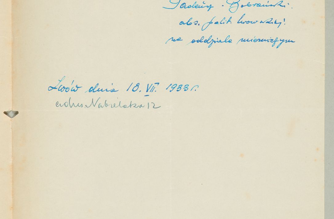 Zdjęcie nr 1238 dla obiektu archiwalnego: Korespondencja do Głównego Zarządu Dóbr Arcybiskupich za lata 1921-1938