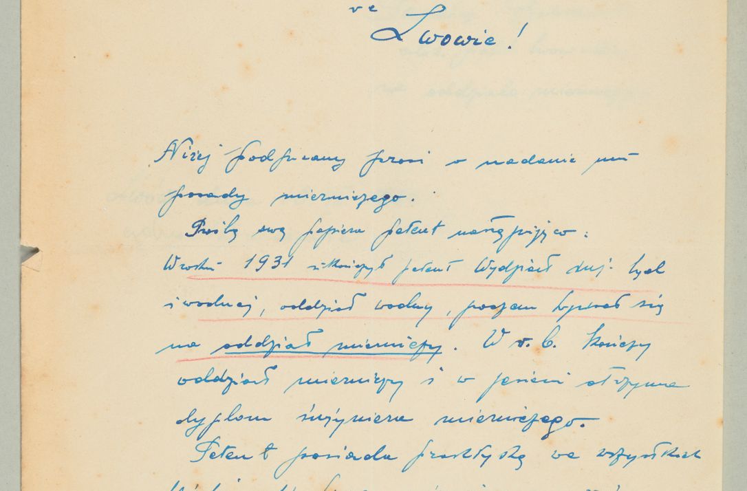 Zdjęcie nr 1236 dla obiektu archiwalnego: Korespondencja do Głównego Zarządu Dóbr Arcybiskupich za lata 1921-1938