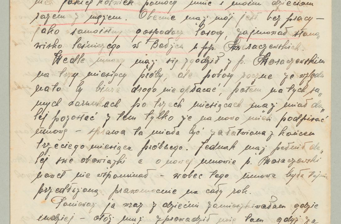 Zdjęcie nr 1219 dla obiektu archiwalnego: Korespondencja do Głównego Zarządu Dóbr Arcybiskupich za lata 1921-1938