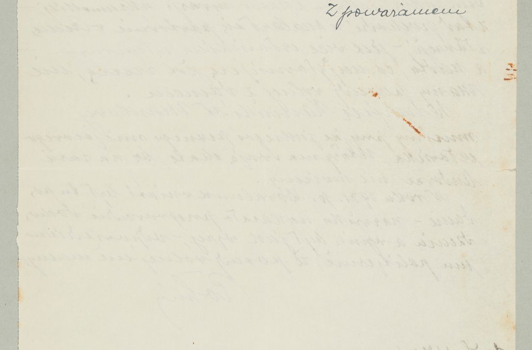 Zdjęcie nr 1166 dla obiektu archiwalnego: Korespondencja do Głównego Zarządu Dóbr Arcybiskupich za lata 1921-1938
