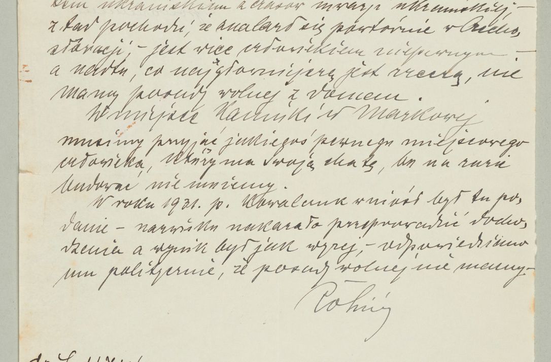 Zdjęcie nr 1165 dla obiektu archiwalnego: Korespondencja do Głównego Zarządu Dóbr Arcybiskupich za lata 1921-1938