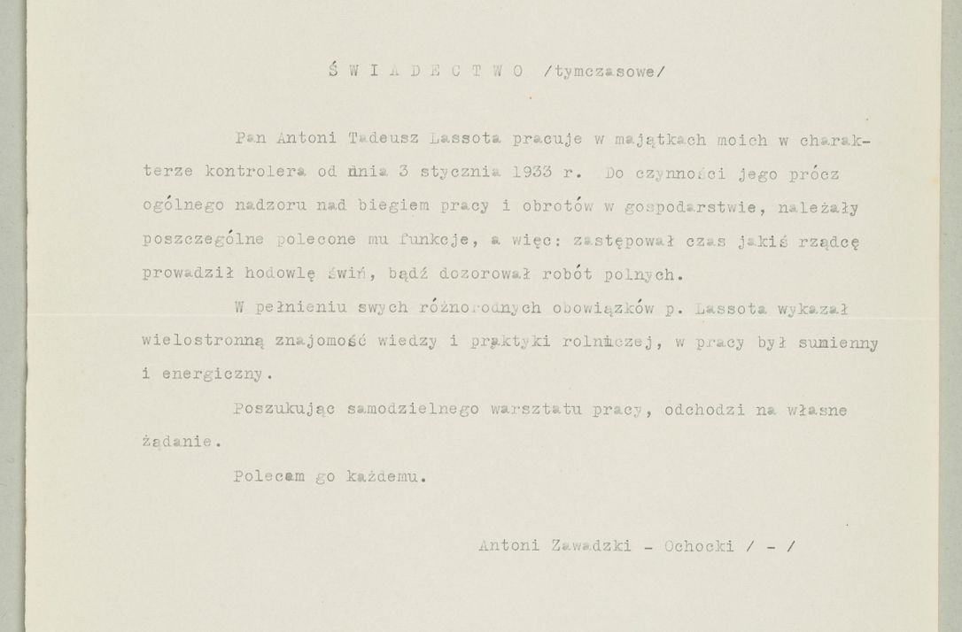 Zdjęcie nr 1124 dla obiektu archiwalnego: Korespondencja do Głównego Zarządu Dóbr Arcybiskupich za lata 1921-1938