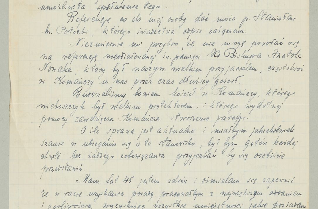 Zdjęcie nr 1098 dla obiektu archiwalnego: Korespondencja do Głównego Zarządu Dóbr Arcybiskupich za lata 1921-1938