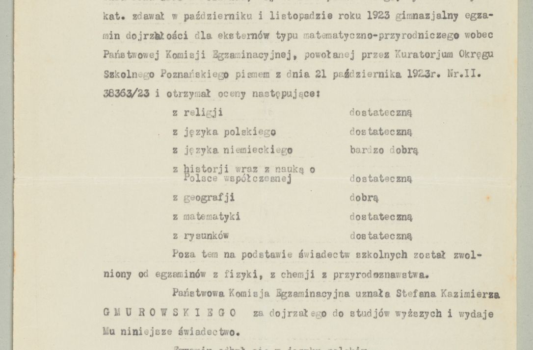 Zdjęcie nr 1067 dla obiektu archiwalnego: Korespondencja do Głównego Zarządu Dóbr Arcybiskupich za lata 1921-1938