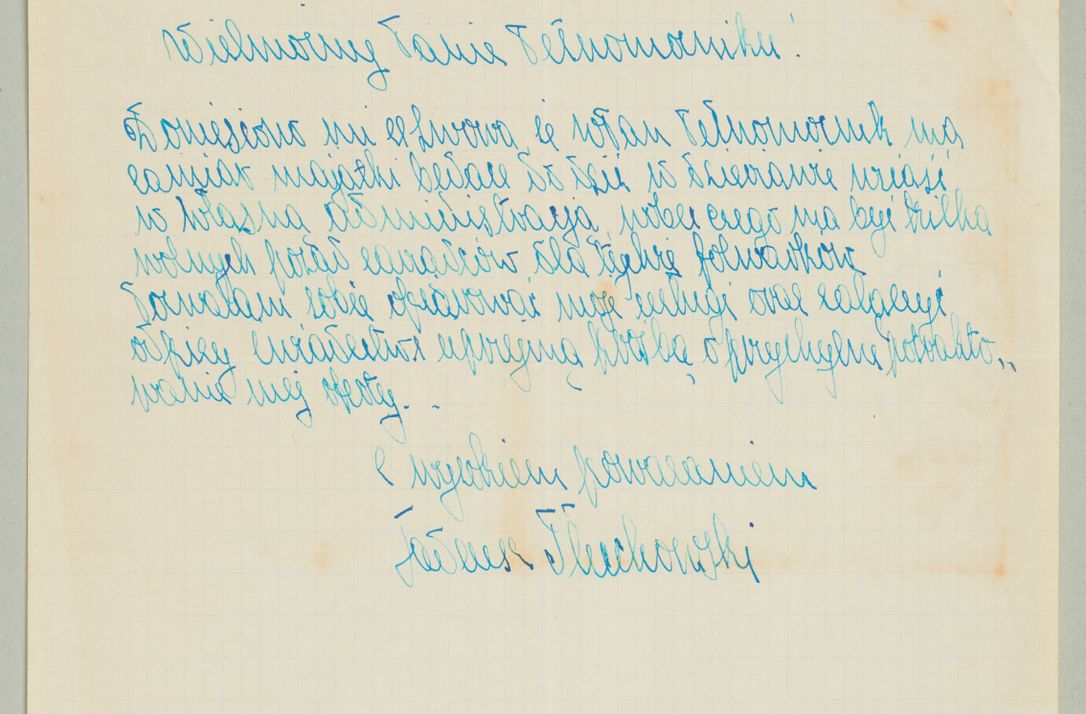 Zdjęcie nr 1055 dla obiektu archiwalnego: Korespondencja do Głównego Zarządu Dóbr Arcybiskupich za lata 1921-1938