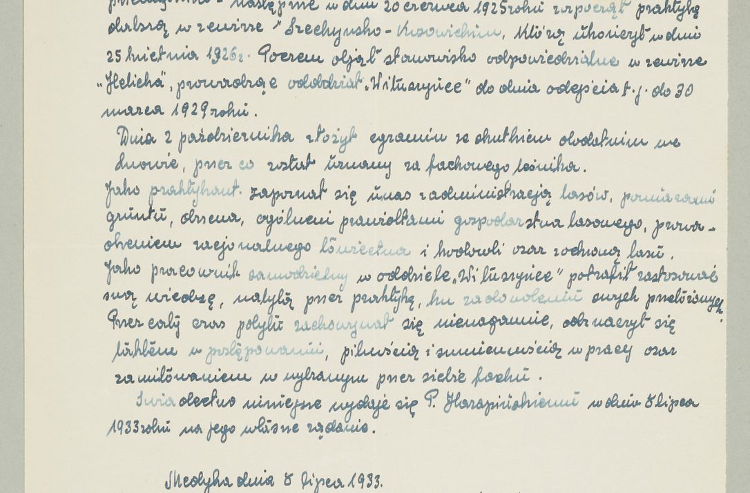 Zdjęcie nr 1029 dla obiektu archiwalnego: Korespondencja do Głównego Zarządu Dóbr Arcybiskupich za lata 1921-1938