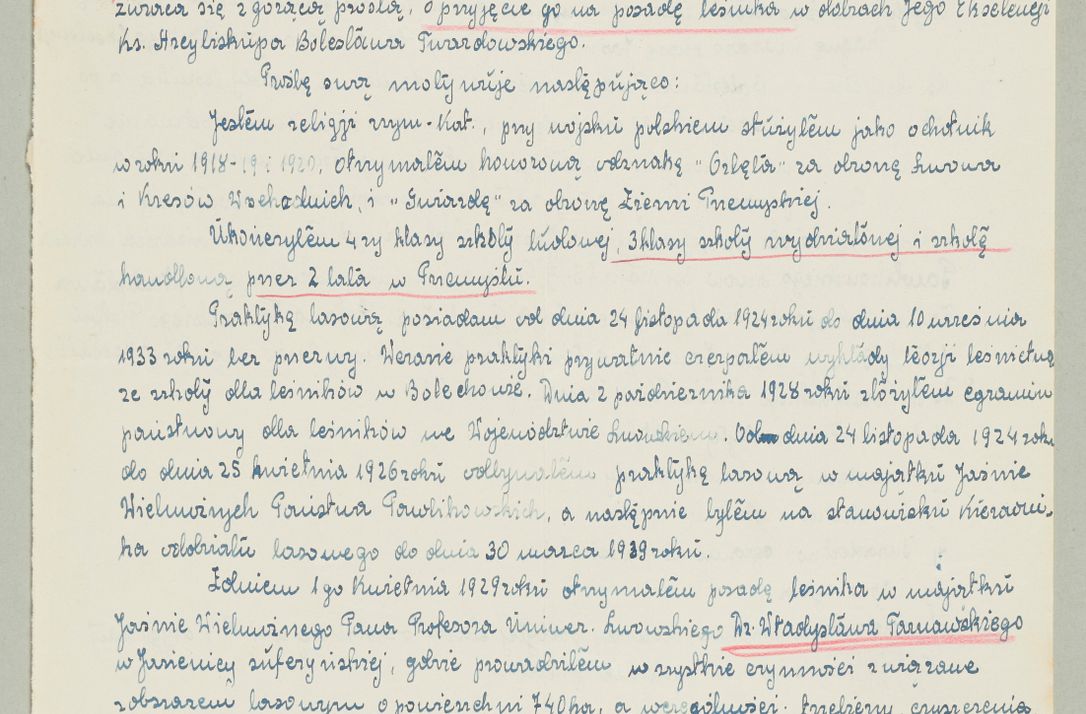 Zdjęcie nr 1025 dla obiektu archiwalnego: Korespondencja do Głównego Zarządu Dóbr Arcybiskupich za lata 1921-1938