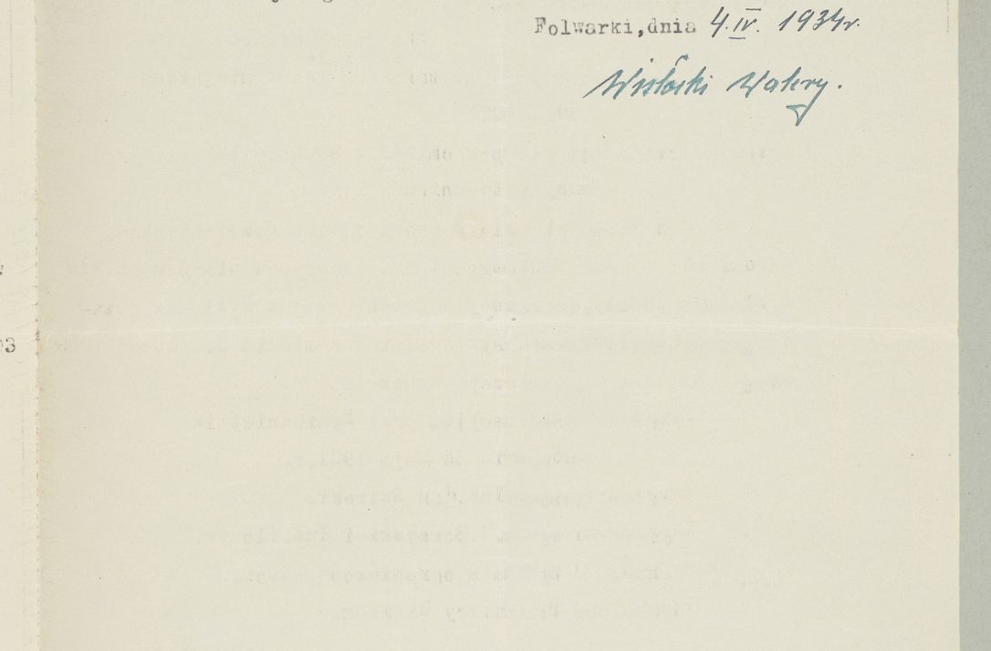 Zdjęcie nr 1013 dla obiektu archiwalnego: Korespondencja do Głównego Zarządu Dóbr Arcybiskupich za lata 1921-1938