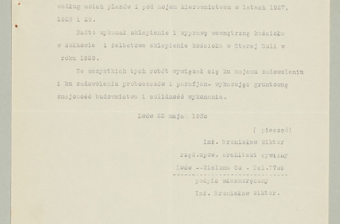 Zdjęcie nr 1005 dla obiektu archiwalnego: Korespondencja do Głównego Zarządu Dóbr Arcybiskupich za lata 1921-1938