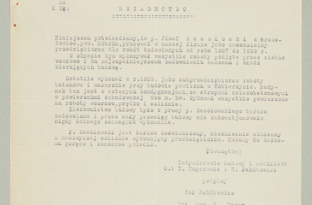 Zdjęcie nr 1003 dla obiektu archiwalnego: Korespondencja do Głównego Zarządu Dóbr Arcybiskupich za lata 1921-1938