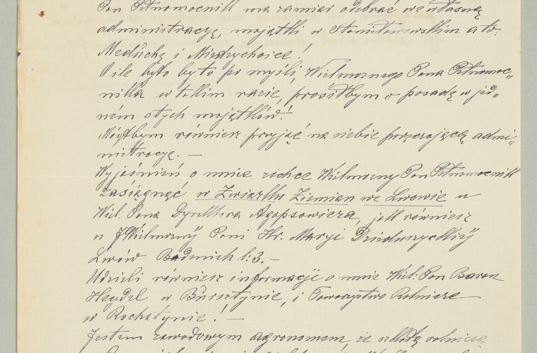 Zdjęcie nr 997 dla obiektu archiwalnego: Korespondencja do Głównego Zarządu Dóbr Arcybiskupich za lata 1921-1938