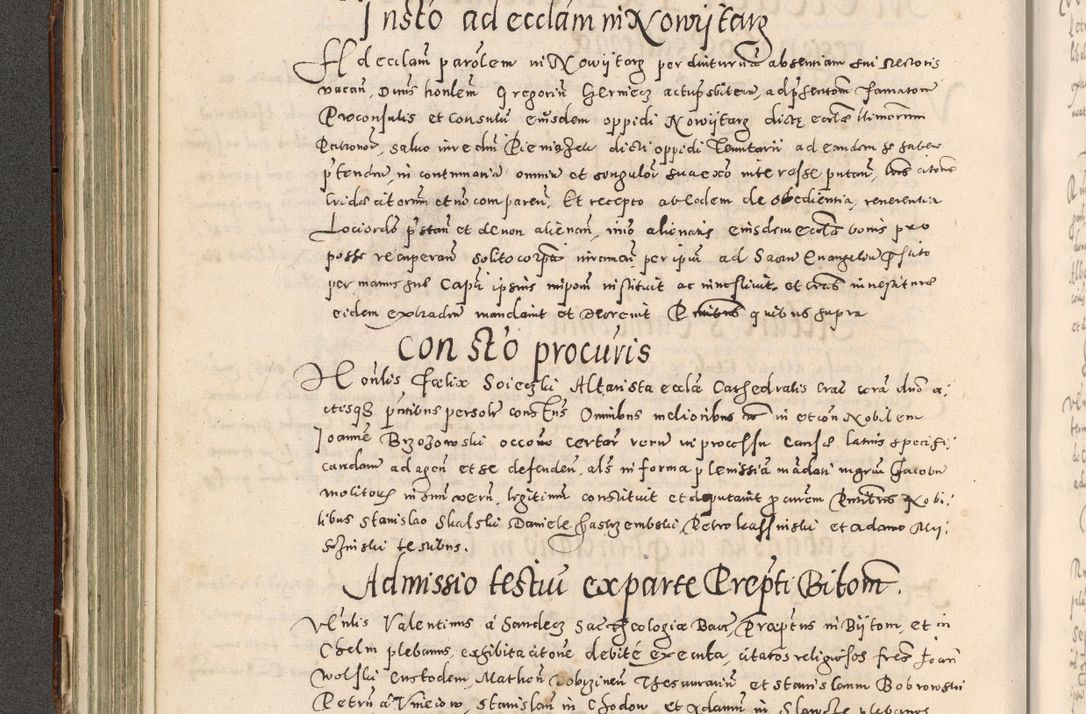 Zdjęcie nr 199 dla obiektu archiwalnego: Acta actorum causarum tam diffinitivarum quam interloquutoriarum sententiarum decretorum obligationum quietatorum constuorum pro reverendum coram Reverendo Domino Alberto Nininski Custode Sandecensis Canonico et Archipresbitero Viccarioque in Spiritualibus ac Officiali Generali Cracoviensis ad Annum Domini Millesimum Qumgentesimum Septuagentesimum Nonum cuius Judictio septima Pontificat SS. nostri Domini Gregory pp. tredecimi Anno septimo inchoantur faliciter