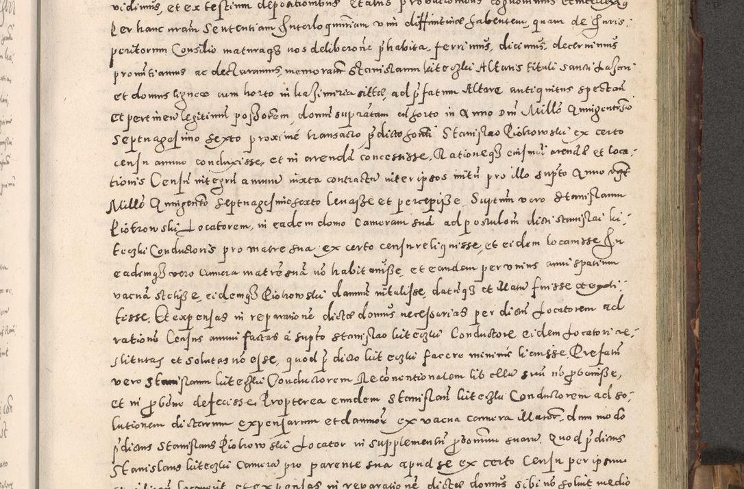 Zdjęcie nr 192 dla obiektu archiwalnego: Acta actorum causarum tam diffinitivarum quam interloquutoriarum sententiarum decretorum obligationum quietatorum constuorum pro reverendum coram Reverendo Domino Alberto Nininski Custode Sandecensis Canonico et Archipresbitero Viccarioque in Spiritualibus ac Officiali Generali Cracoviensis ad Annum Domini Millesimum Qumgentesimum Septuagentesimum Nonum cuius Judictio septima Pontificat SS. nostri Domini Gregory pp. tredecimi Anno septimo inchoantur faliciter