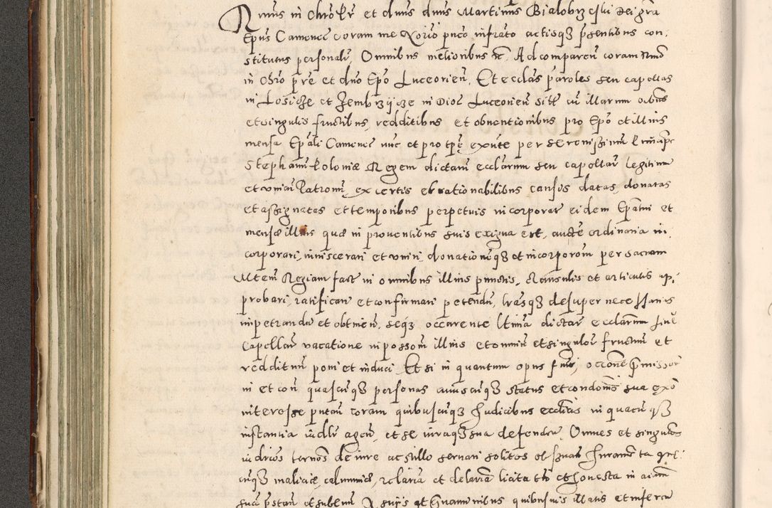 Zdjęcie nr 179 dla obiektu archiwalnego: Acta actorum causarum tam diffinitivarum quam interloquutoriarum sententiarum decretorum obligationum quietatorum constuorum pro reverendum coram Reverendo Domino Alberto Nininski Custode Sandecensis Canonico et Archipresbitero Viccarioque in Spiritualibus ac Officiali Generali Cracoviensis ad Annum Domini Millesimum Qumgentesimum Septuagentesimum Nonum cuius Judictio septima Pontificat SS. nostri Domini Gregory pp. tredecimi Anno septimo inchoantur faliciter