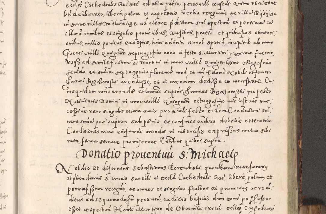 Zdjęcie nr 182 dla obiektu archiwalnego: Acta actorum causarum tam diffinitivarum quam interloquutoriarum sententiarum decretorum obligationum quietatorum constuorum pro reverendum coram Reverendo Domino Alberto Nininski Custode Sandecensis Canonico et Archipresbitero Viccarioque in Spiritualibus ac Officiali Generali Cracoviensis ad Annum Domini Millesimum Qumgentesimum Septuagentesimum Nonum cuius Judictio septima Pontificat SS. nostri Domini Gregory pp. tredecimi Anno septimo inchoantur faliciter