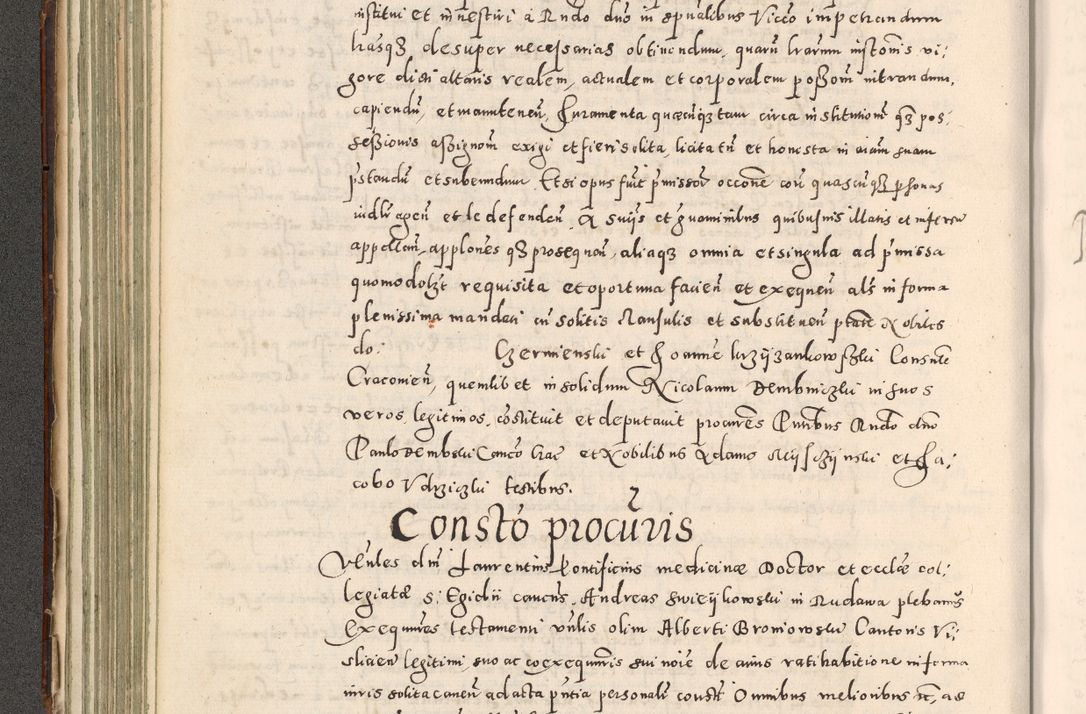 Zdjęcie nr 177 dla obiektu archiwalnego: Acta actorum causarum tam diffinitivarum quam interloquutoriarum sententiarum decretorum obligationum quietatorum constuorum pro reverendum coram Reverendo Domino Alberto Nininski Custode Sandecensis Canonico et Archipresbitero Viccarioque in Spiritualibus ac Officiali Generali Cracoviensis ad Annum Domini Millesimum Qumgentesimum Septuagentesimum Nonum cuius Judictio septima Pontificat SS. nostri Domini Gregory pp. tredecimi Anno septimo inchoantur faliciter